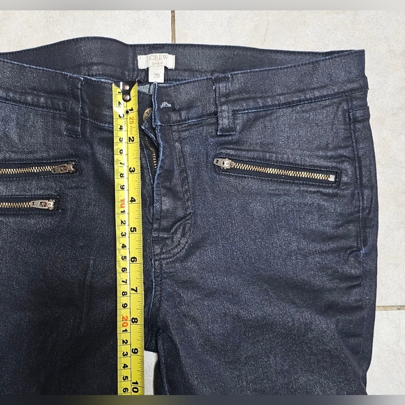 J crew waxed low rise skinny ankle jeans 29 - Picture 3 of 5
